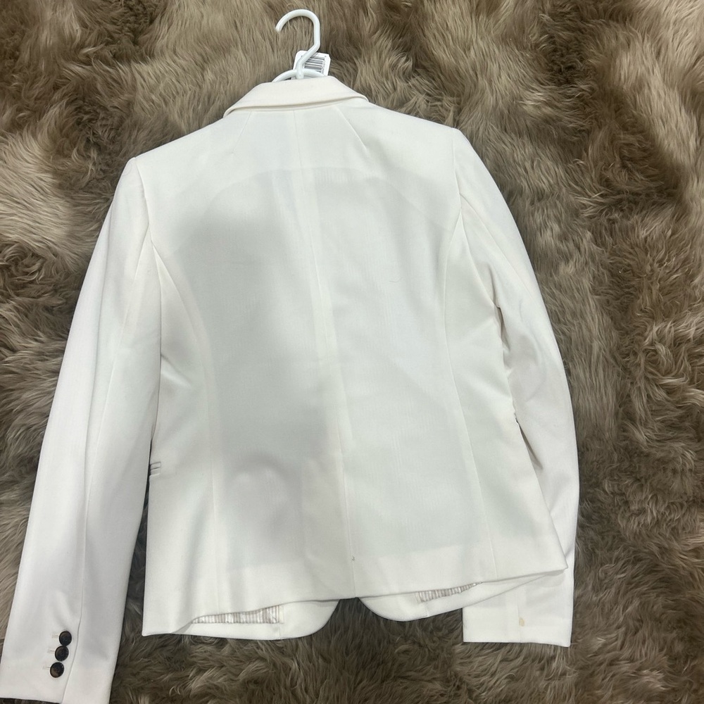 J. Crew White Women's Tailored Blazer Jacket